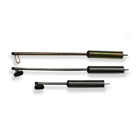 Velvac Pogo Stck, Enc Sprg, Znc&Yel, 50"W/Hldr 581106-5